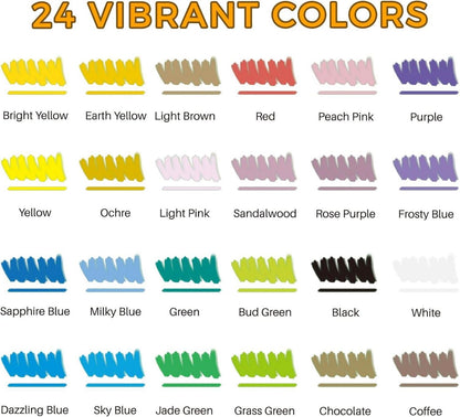 Acrylstifte 24 Farben Dual Tip Marker für DIY Crafts