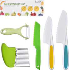 Kinder Sicherheit Küchenmesser Set Obst Gemüse Schneiden Kochen