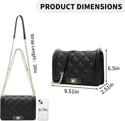 Umhängetasche Damen Crossbody Bag Leder Schultertasche verstellbarer