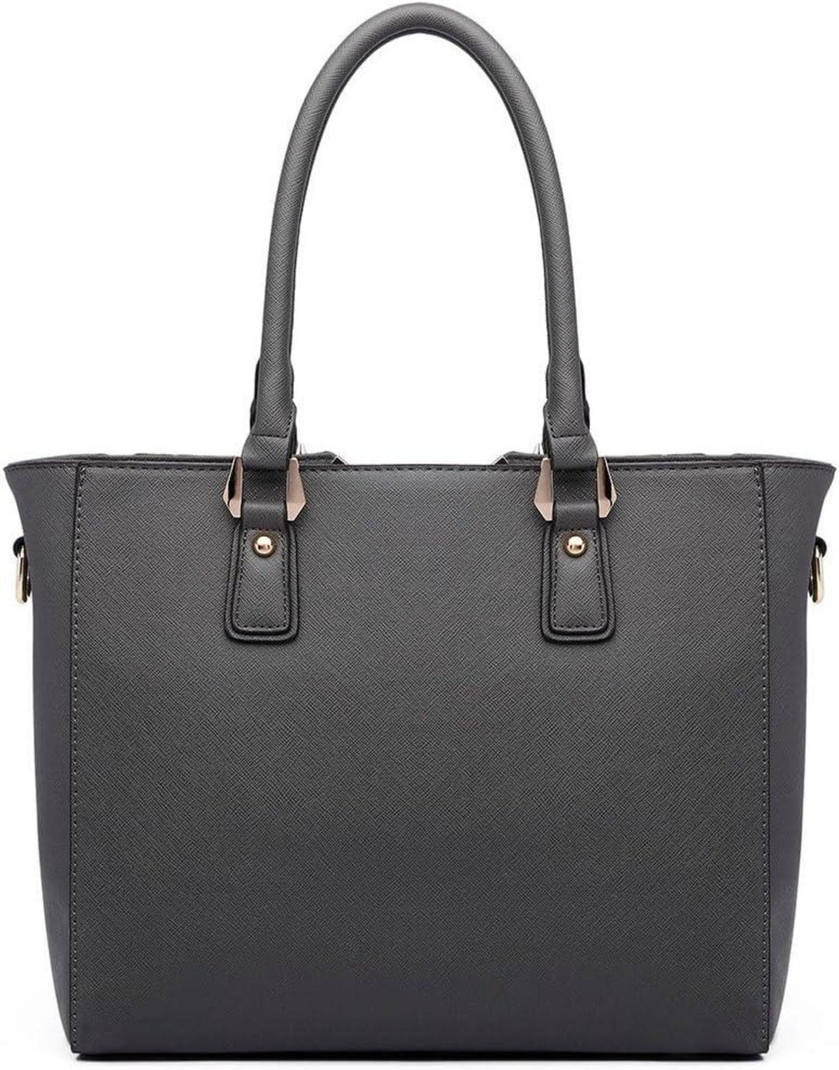 Miss Lulu Damen Handtasche Schultertasche Shopper V-förmiges Design Henkeltasche