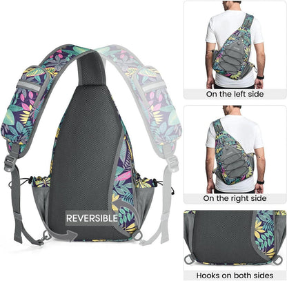 Sport Schultertasche Pickleball Schlägertasche Brusttasche Sling Bag Wandern