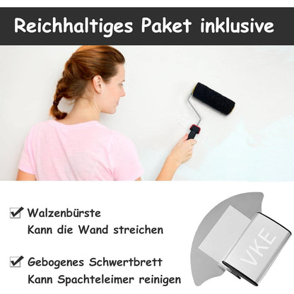 Flächenspachtel Set 23-teilig mit Teleskopstange