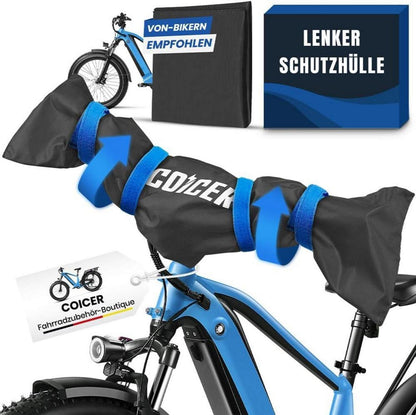 2er Pack Lenkerschutzhülle Ebike Fahrradabdeckung wasserfest Blau