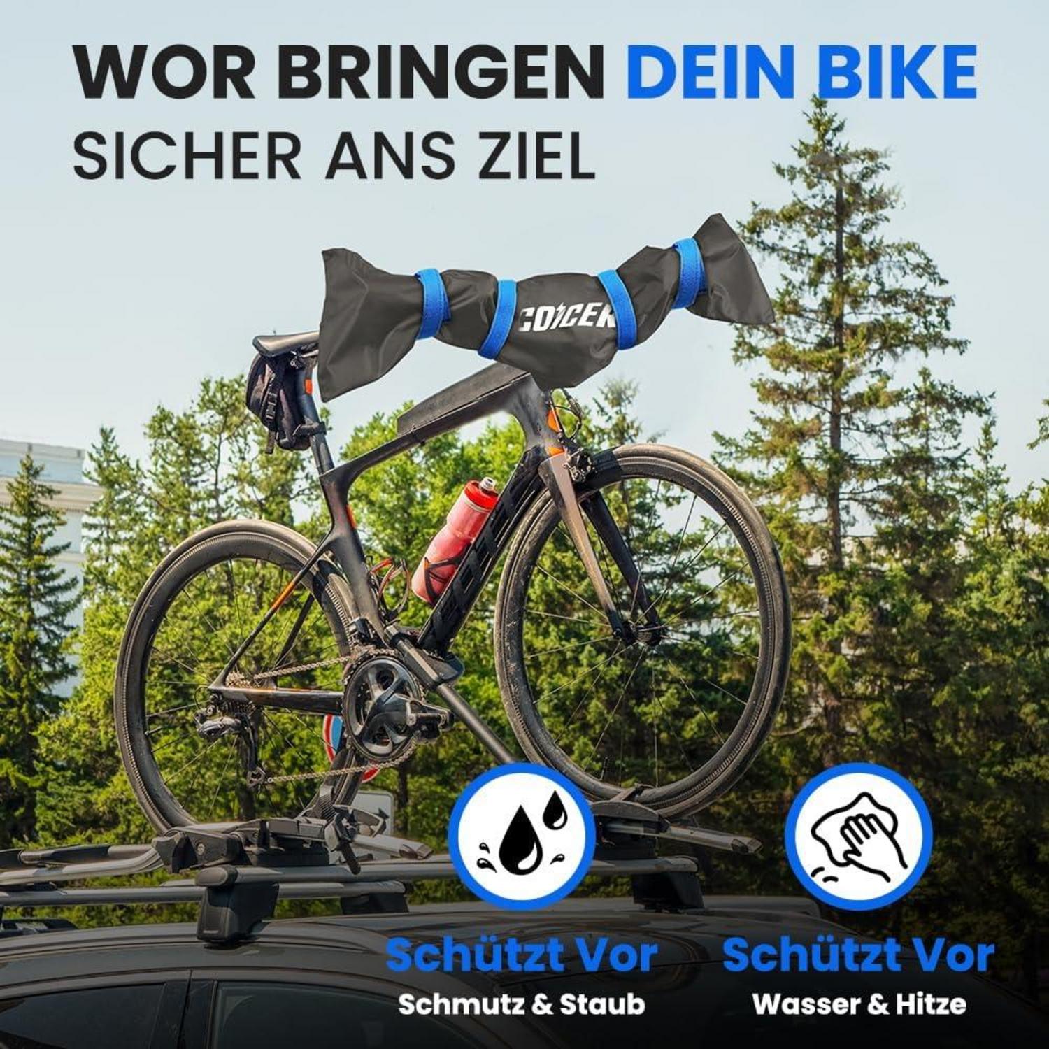 2er-Pack Lenkerschutzhülle für Ebike wasserfest und staubgeschützt