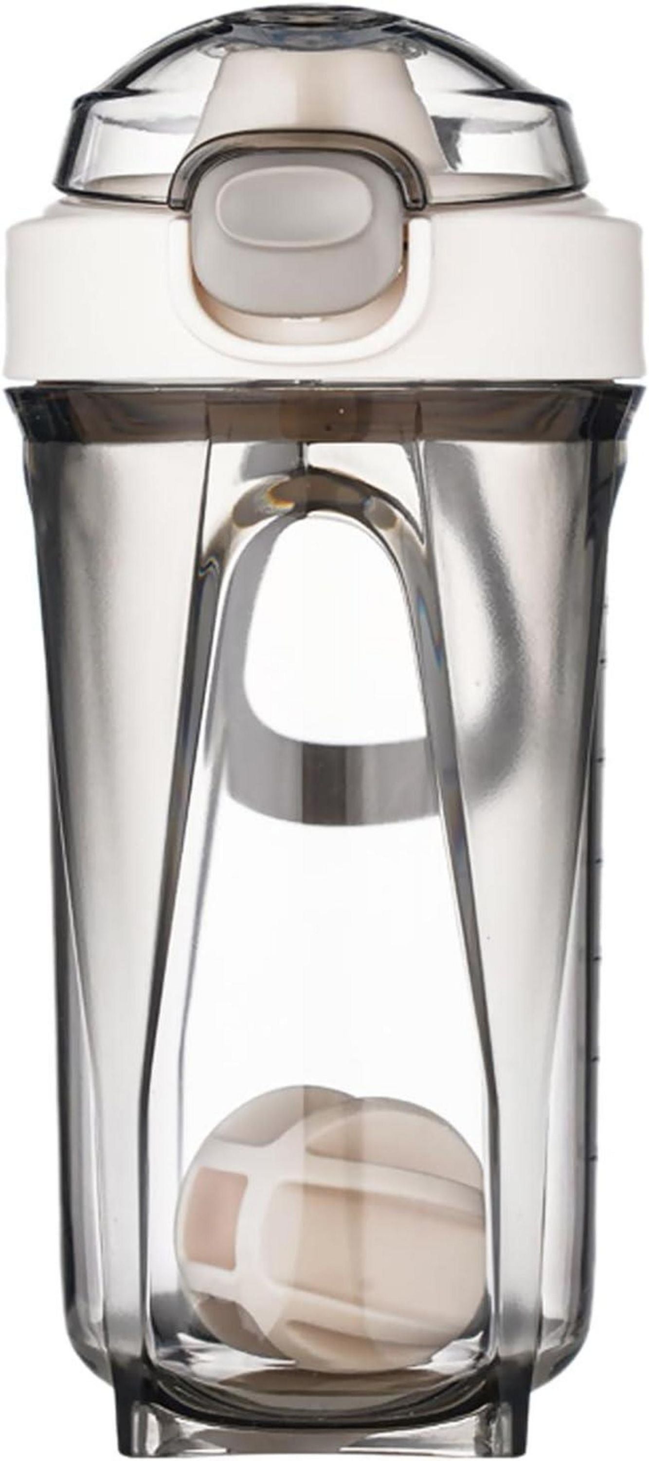 Protein Shaker 500ml mit Mixerball und auslaufsicherem Deckel