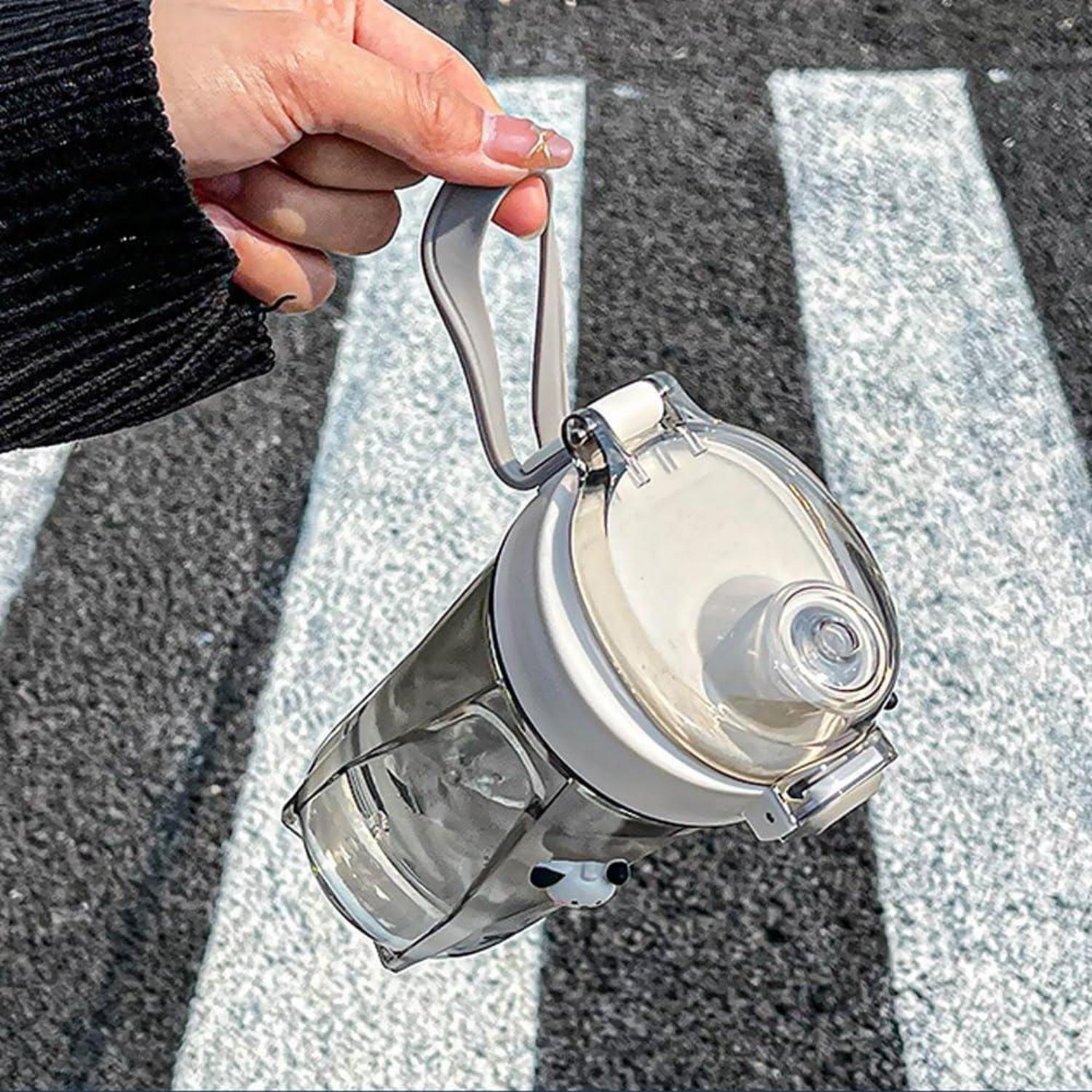 Protein Shaker 500ml mit Mixerball für Fitness und pulverförmige