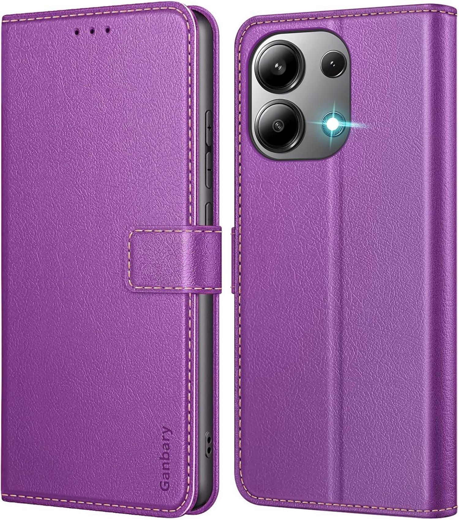 Handyhülle für Xiaomi Redmi Note 13 4G Violett Klapphülle
