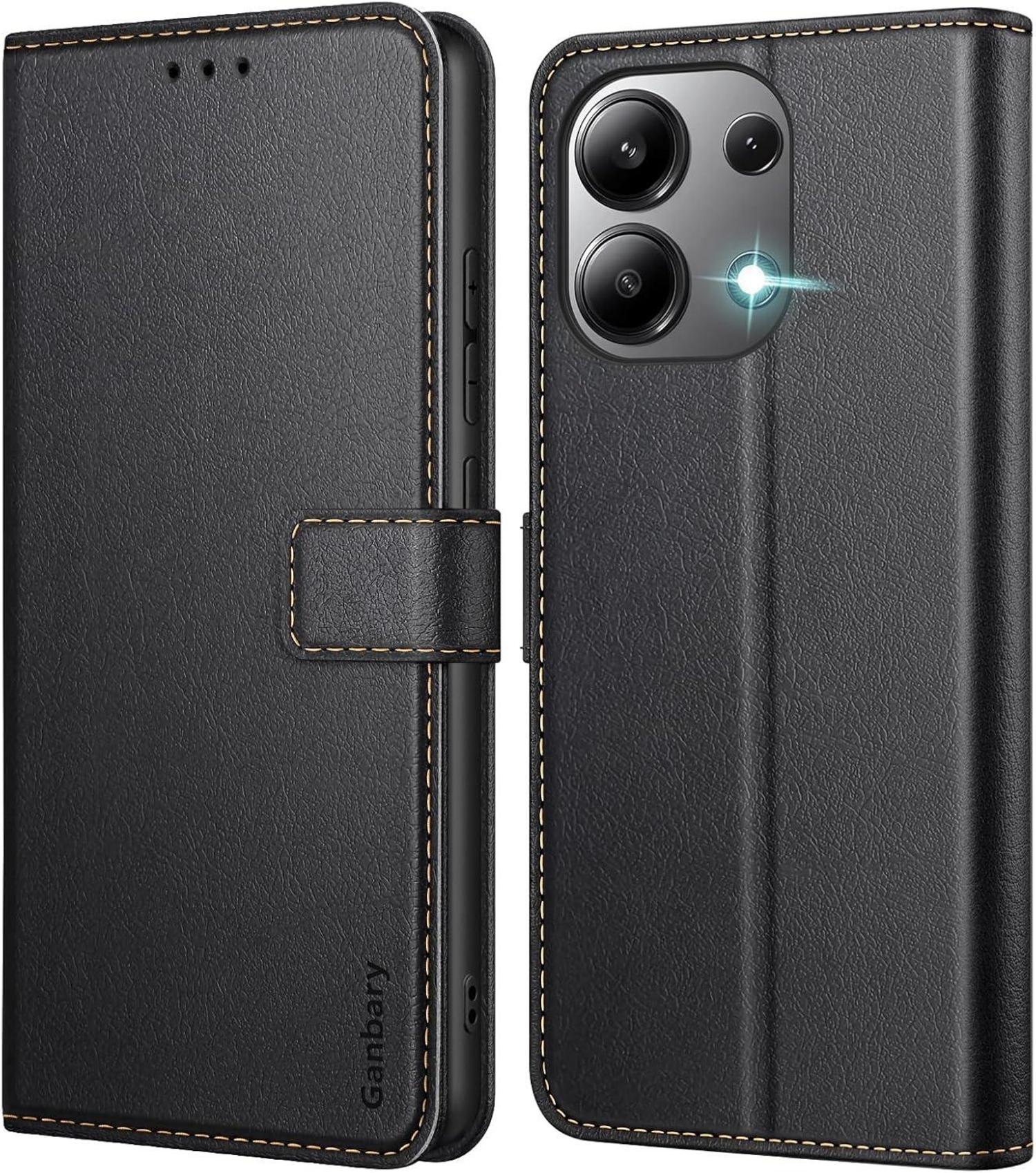 Handyhülle für Xiaomi Redmi Note 13 4G Klapphülle Schwarz