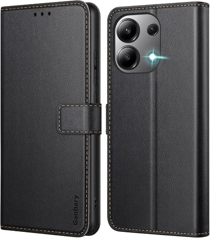 Handyhülle für Xiaomi Redmi Note 13 4G Klapphülle Schwarz