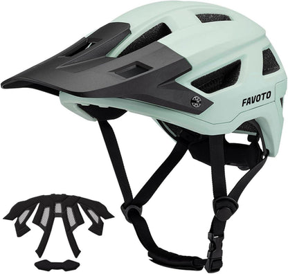 Mountainbike Fahrradhelm mit Schirm Leicht Inmould Technologie