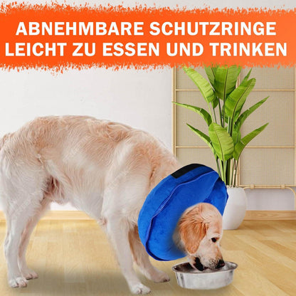 Aufblasbare Halskrause für Hund und Katze Leckschutz Hundebody
