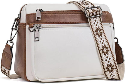 Handtasche Damen Mittelgroß Leder Umhängetasche