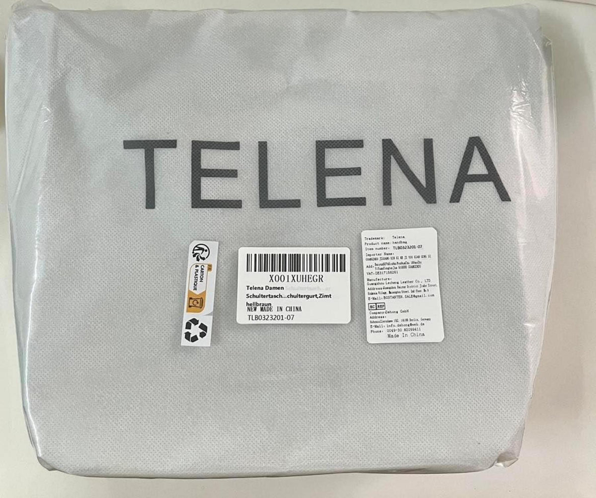 Telena Damen Schultertasche PU Leder Umhängetasche Crossbody