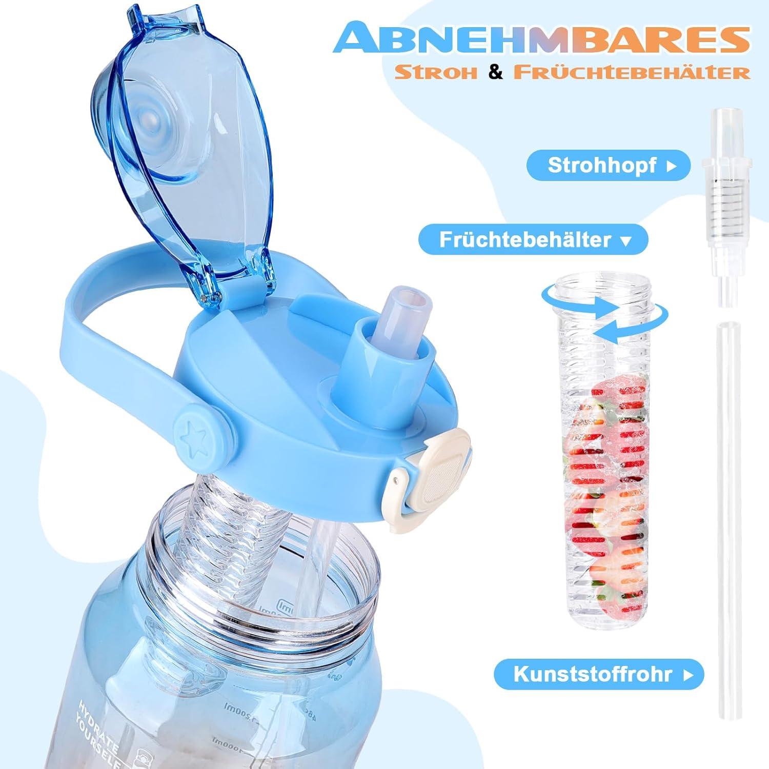 AOPREL Trinkflasche 2l mit