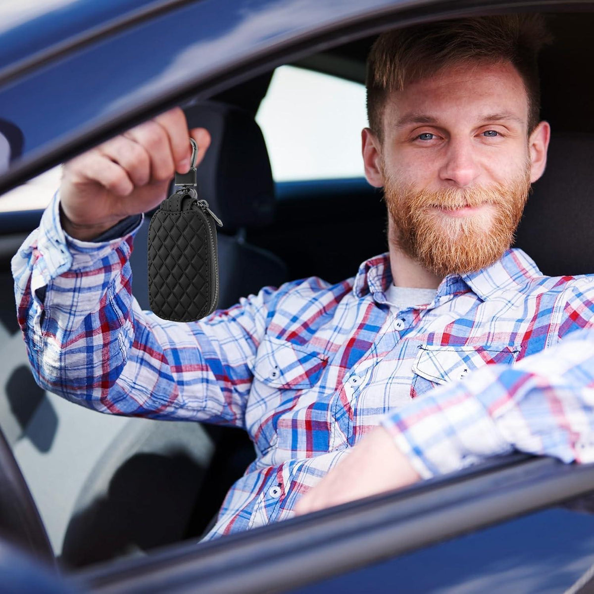 Leder Schlüsseletui für Auto – Kratzfest & Wasserdicht