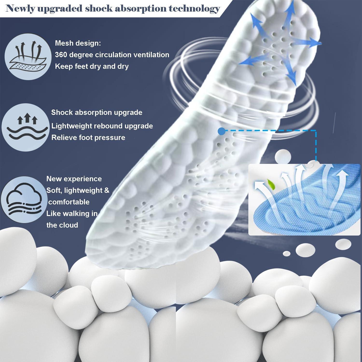 Memory Foam Einlegesohlen Orthopädische Schuheinlagen Fußmassage