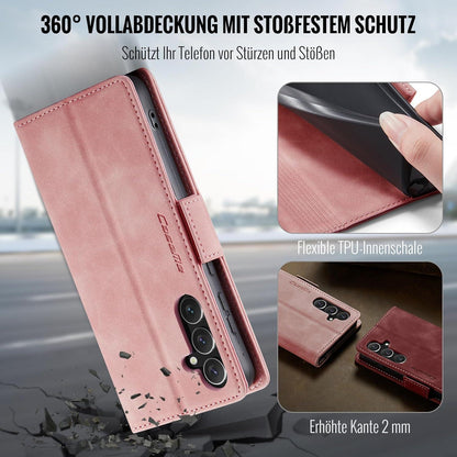 Samsung Galaxy S24 5G Handyhülle PU Leder Klapphülle RFID