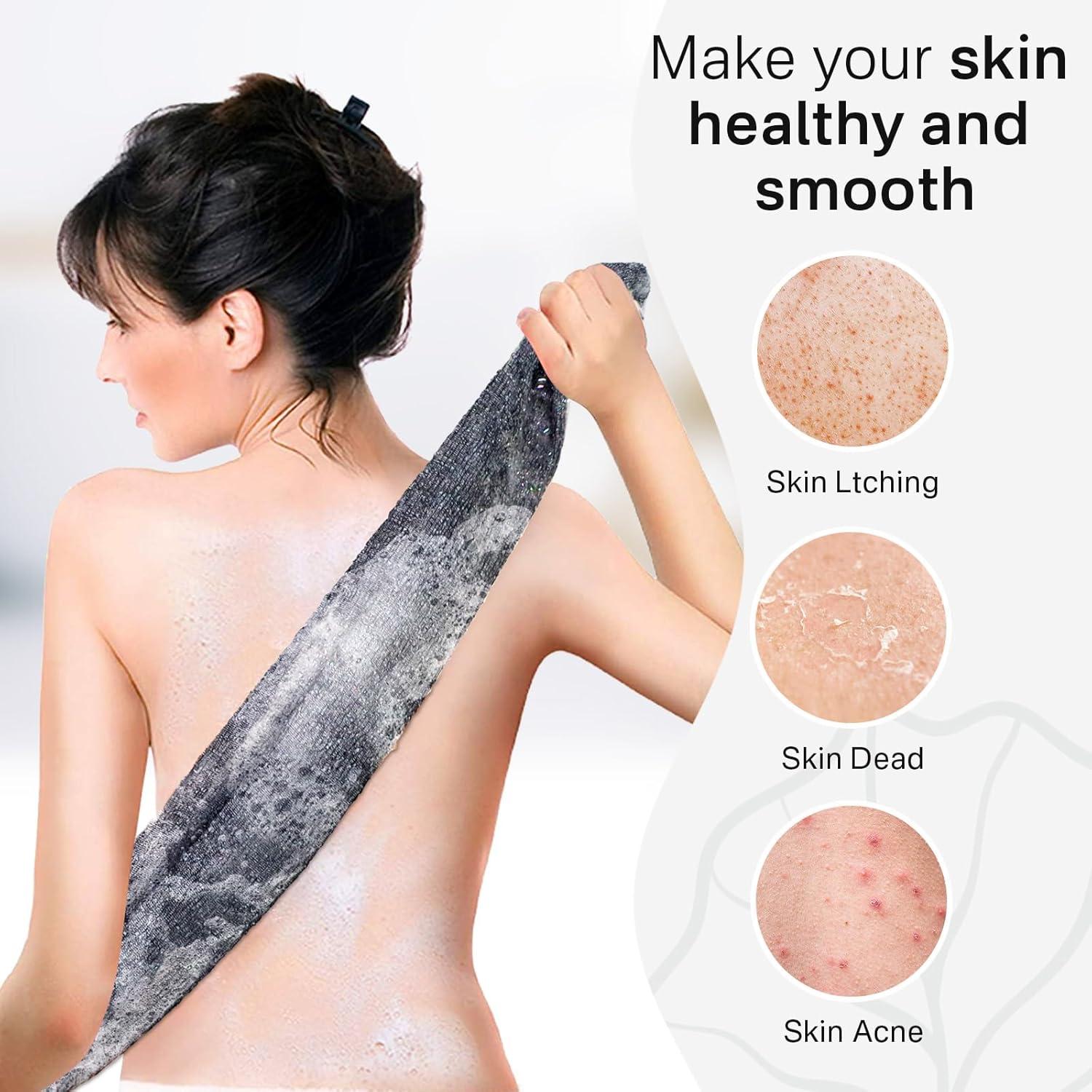 Peeling Waschlappen Rückenbürste Luffa Schwamm Badeschwamm
