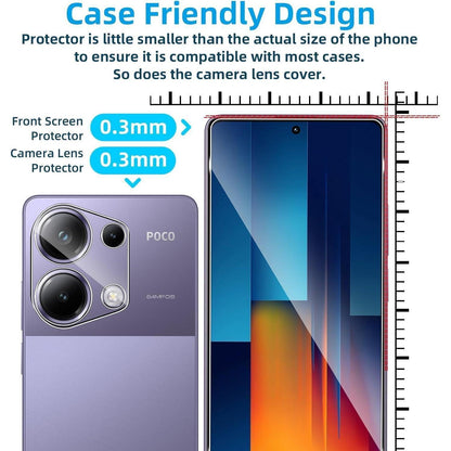 Panzerglas für Xiaomi Poco M6 Pro 4G, 0.33mm 9H