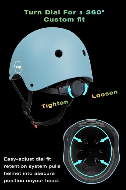 Fahrradhelm Kinder Jugend Multisport CE-Zertifizierung 3-13 Jahre Blau
