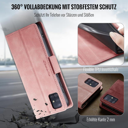 Samsung Galaxy A51 4G Handyhülle Klapphülle PU Leder Schutzhülle Wallet Tasche