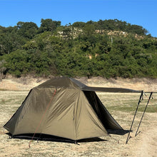 Zelt 2 Personen Wasserdicht Ultraleicht Vorzelt Camping Outdoor