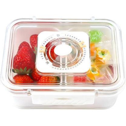 Snackschale mit Deckel 3-teiliges Set - Plastik Snackbox