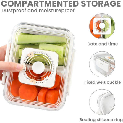 Snackschale mit Deckel 3-teiliges Set - Plastik Snackbox