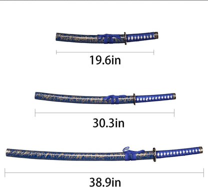 Japanisches Samurai Schwert Set 3 Stücke mit Regal