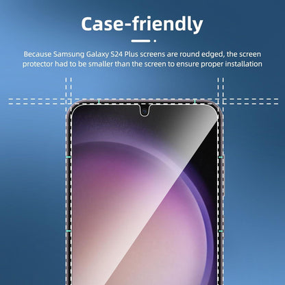 Panzer Schutz Glas Samsung Galaxy S24 Plus 5G 9H Härte klare