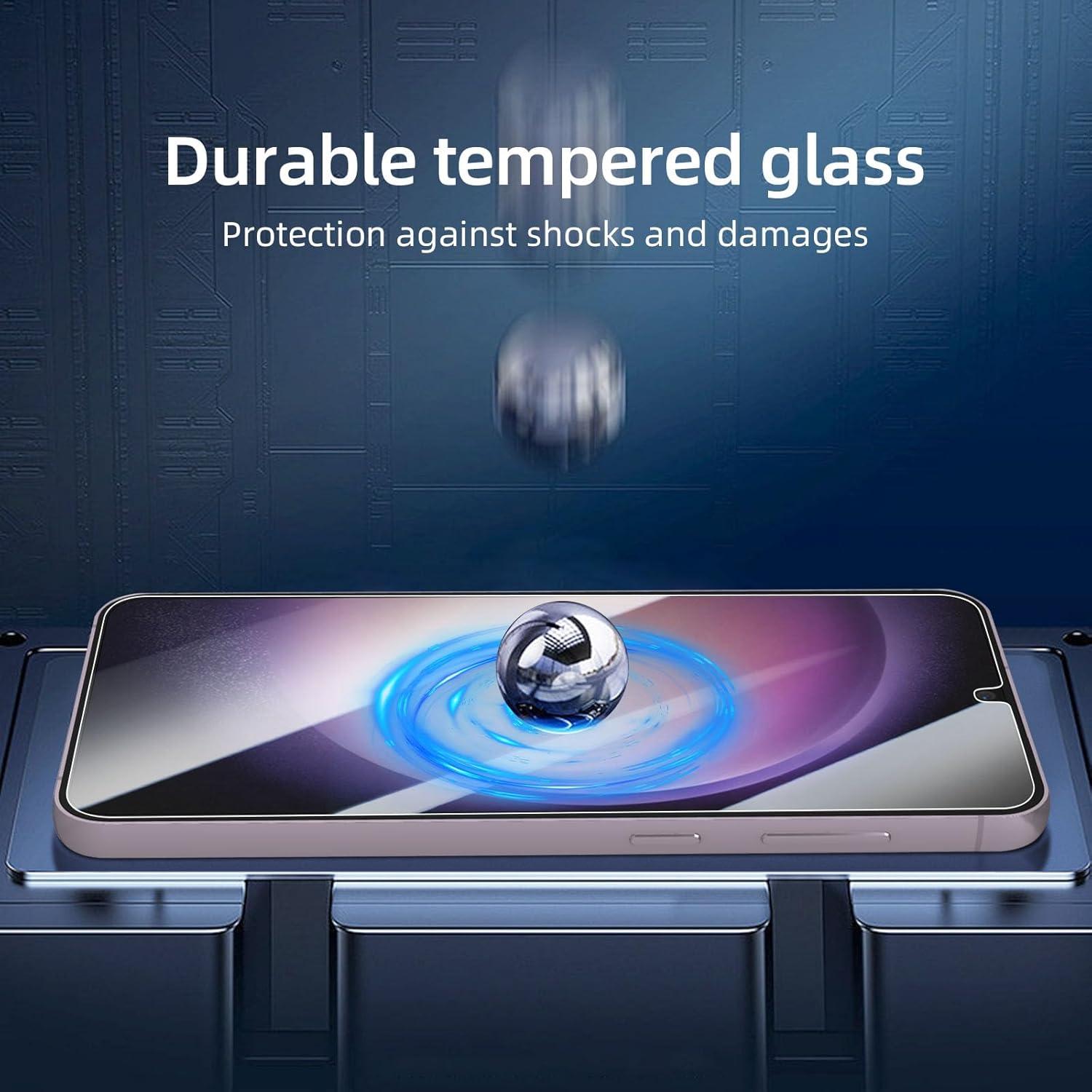 Panzer Schutz Glas Samsung Galaxy S24 Plus 9H Härte 6,7 Zoll Ultra-klar