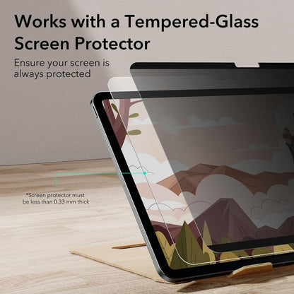 Magnetische Sichtschutzfolie iPad Pro 13 (2024) 30° Anti Spionage