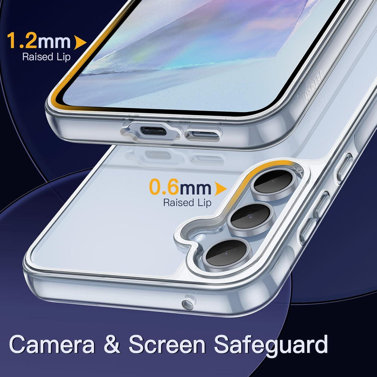 Samsung Galaxy A55 5G Hülle - Transparent Stoßfeste Schutzhülle