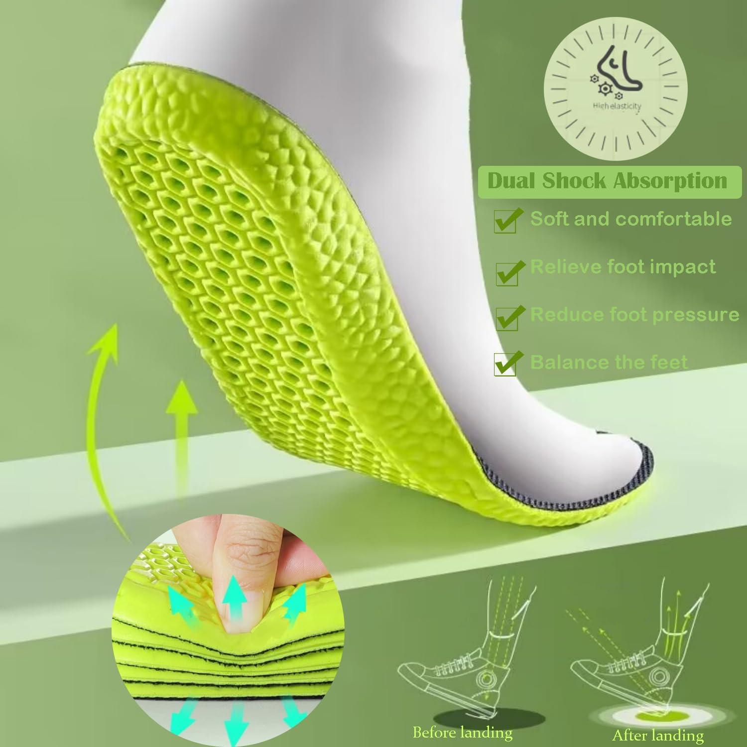 Memory Foam Einlegesohlen Herren Damen Komfort Sport