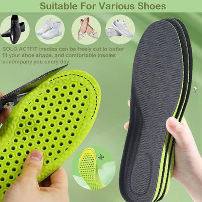Memory Foam Einlegesohlen Herren Damen Sport Schuheinlagen Orthopädisch