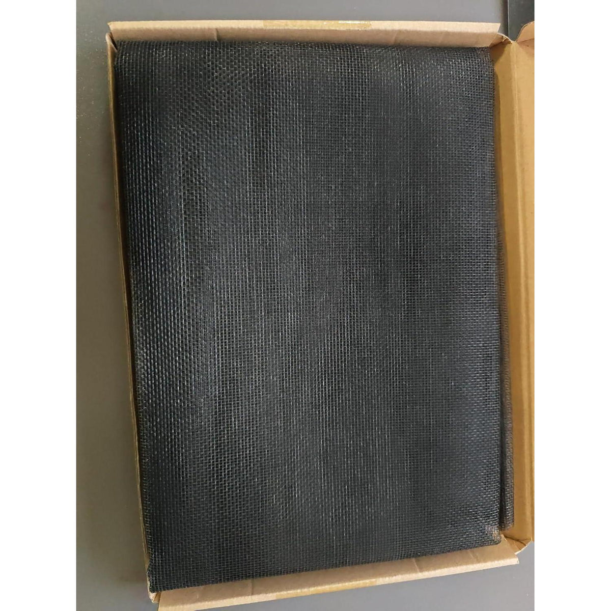 Fliegennetz Meterware 120x250cm – Fiberglas Insektenschutz Gewebe Schwarz