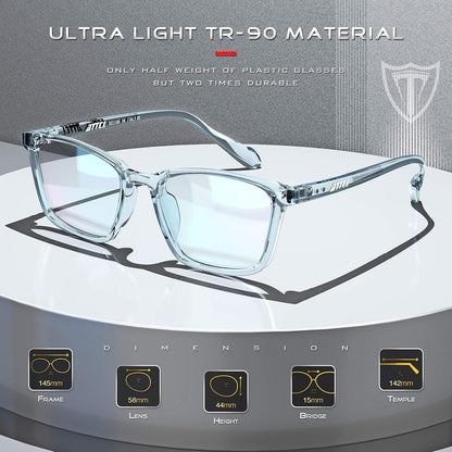 Blaulichtfilter Computerbrille UV400 Schutz Leichtgewichtiger Rahmen
