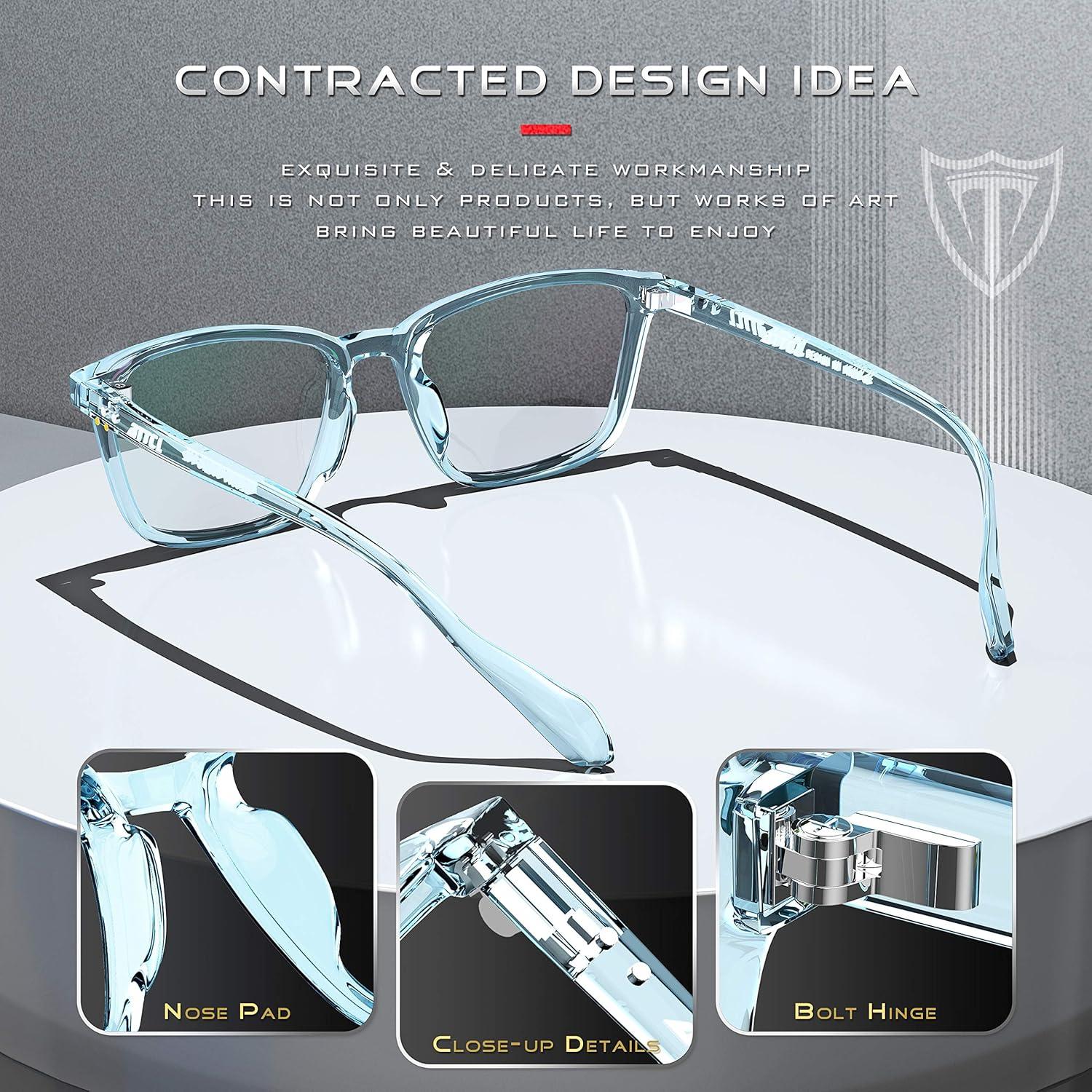 Blaulichtfilter Brille UV400 Schutz Leichtgewichtiger Rahmen