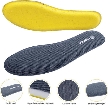Memory Foam Einlegesohlen Schuheinlagen für Sport Alltag Gr.36-47