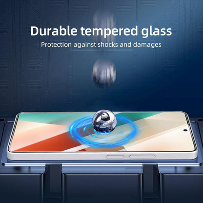 Panzer Schutz Glas Xiaomi Redmi Note 13 Display Schutzfolie 3er Pack 9H Härte