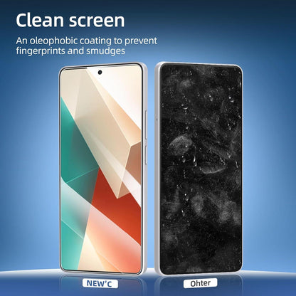 Panzer Schutz Glas Xiaomi Redmi Note 13 5G/4G 3 Stück 9H Härte Ultra-klar
