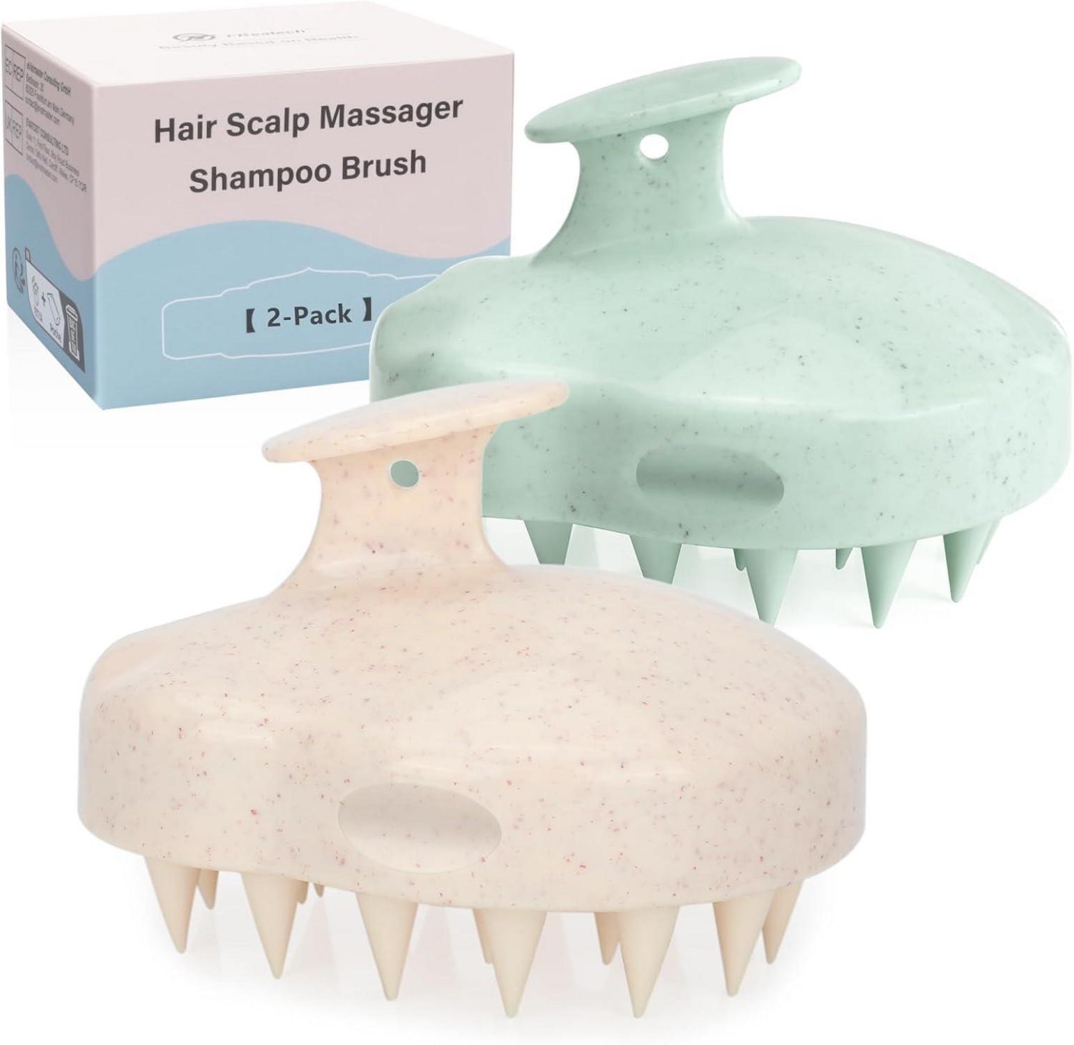 Kopfhaut Massagebürste Silikon Shampoo Haarbürste Haarwachstum