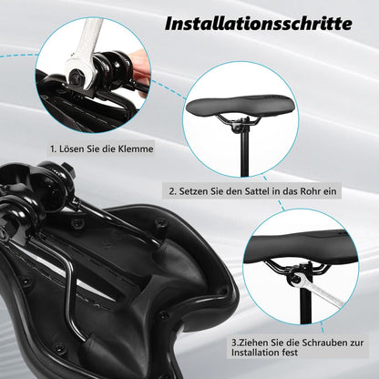 Fahrradsattel gel mtb damen herren wasserdicht hohl rennrad