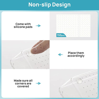 36er Set Schubladen Organizer transparent stapelbar