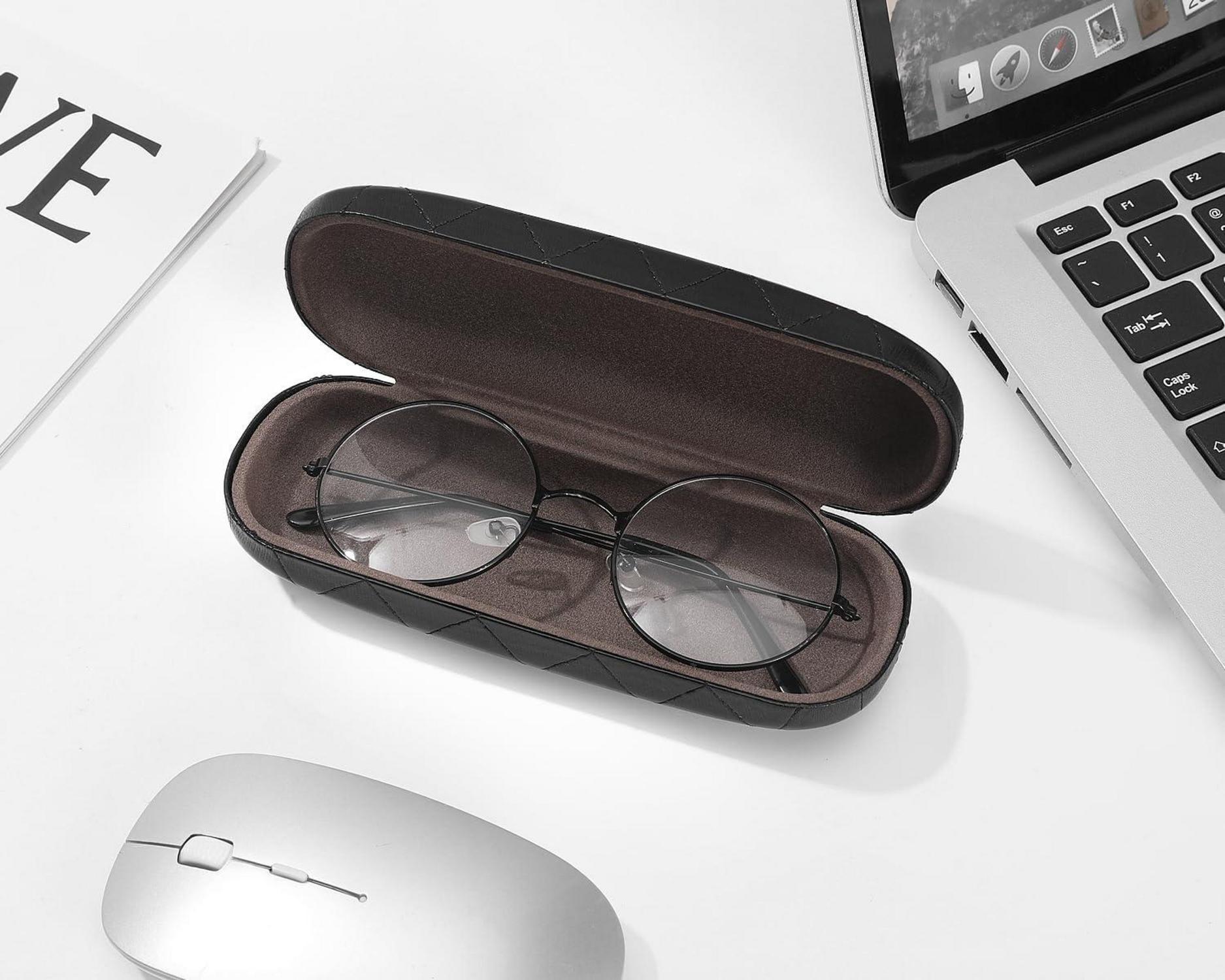 MoKo Brillenetui Hartes Hardcase Brillenbox für Damen Herren