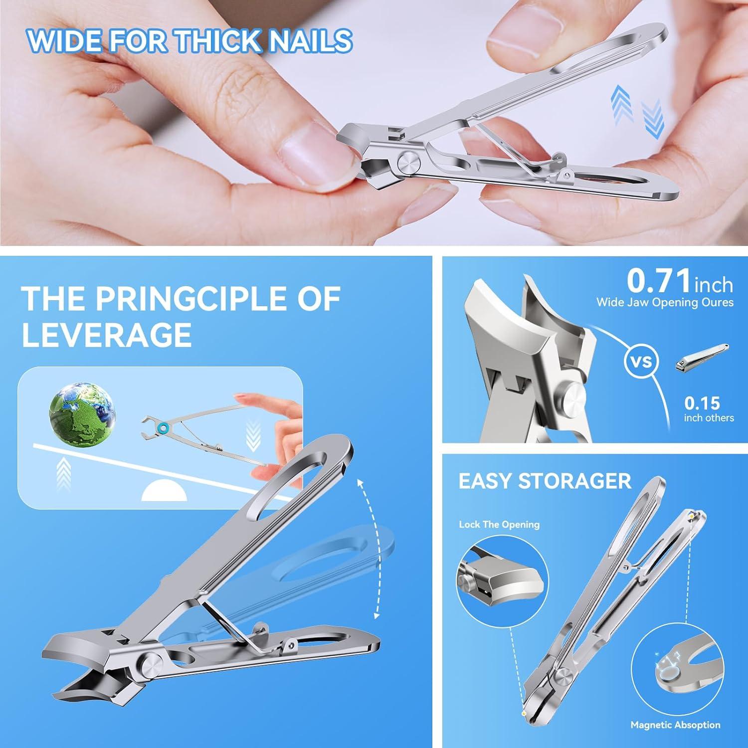 Professionelles 7tlg. Nagelknipser Set für dicke