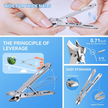 Professionelles 7tlg. Nagelknipser Set für dicke