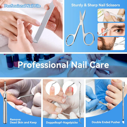Professionelles 7tlg. Nagelknipser Set für dicke