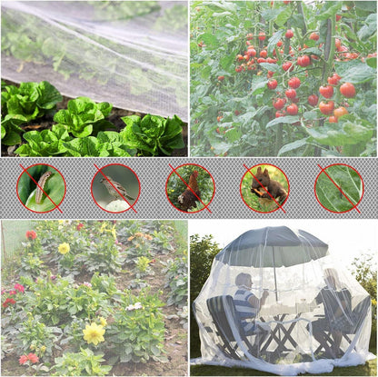 Gemüseschutznetz Insektenschutz Feinmaschig Garten 3x15m