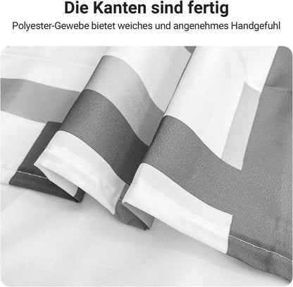 Duschvorhang 120x200cm Block Antischimmel Wasserabweisend Polyester 8 Ösen